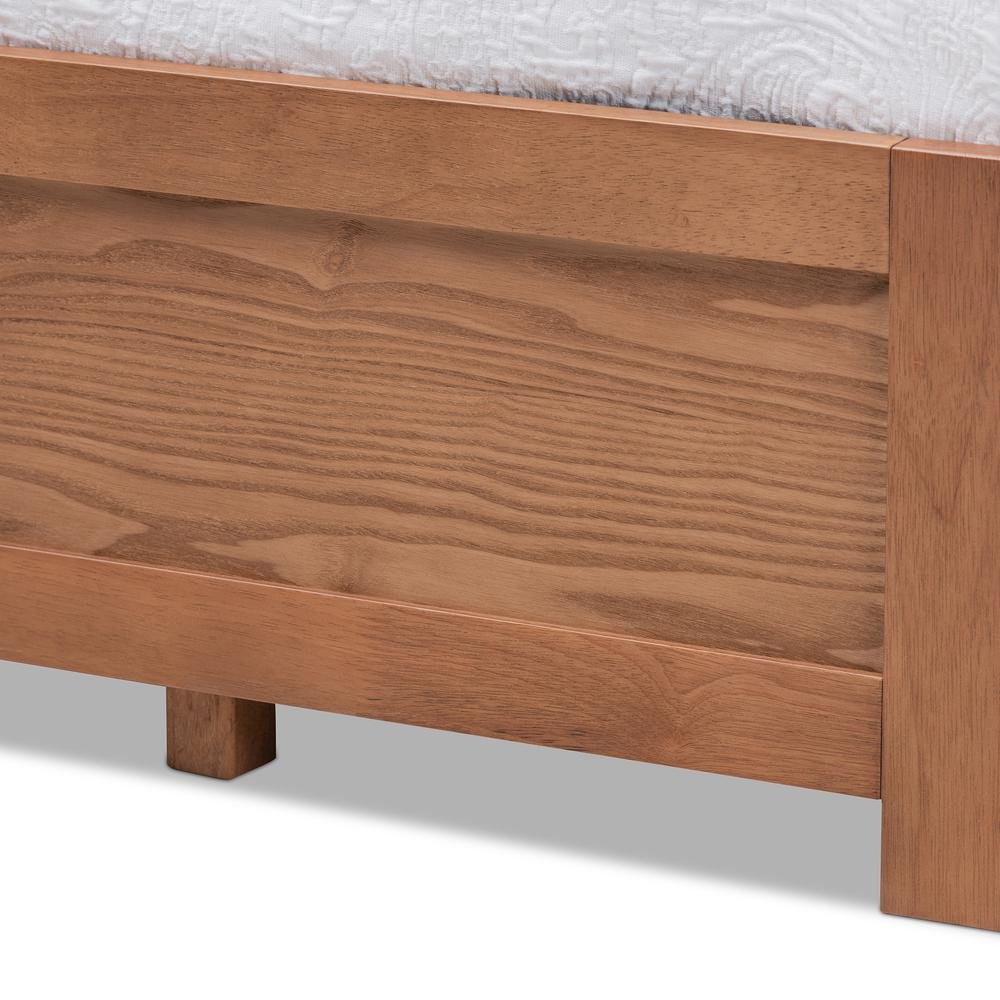 Walnut Finished 3-Drawer Full Size Platform Storage Bed Frame. Picture 19