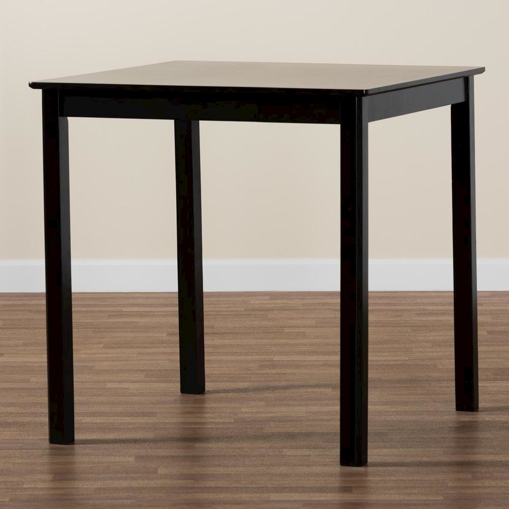 Lenoir Modern Espresso Brown Finished Wood Counter Height Pub Table. Picture 15
