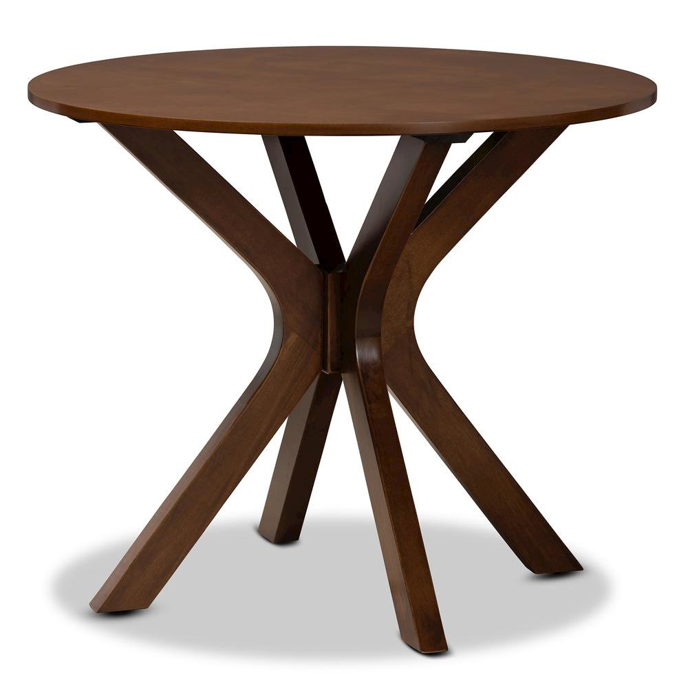 Grey Fabric Upholstered and Walnut Brown Finished Wood 5-Piece Dining Set. Picture 12