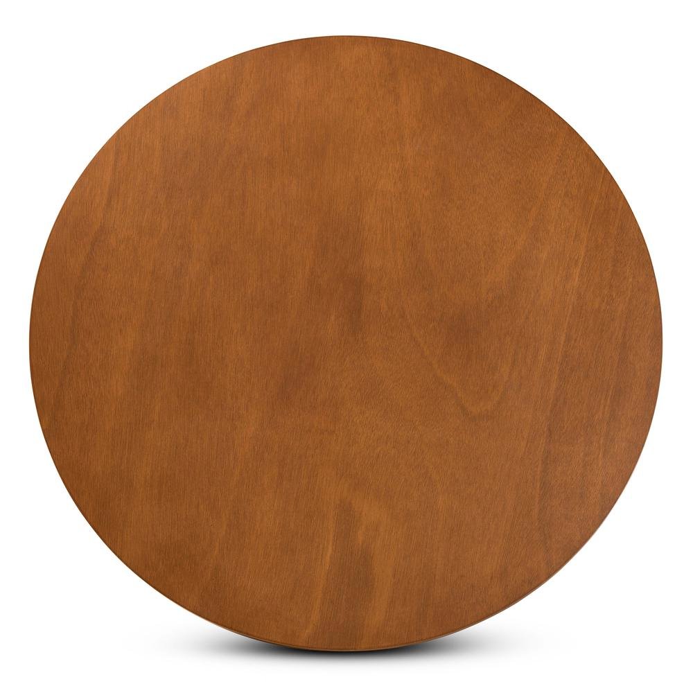 Grey Fabric Upholstered and Walnut Brown Finished Wood 5-Piece Dining Set. Picture 13