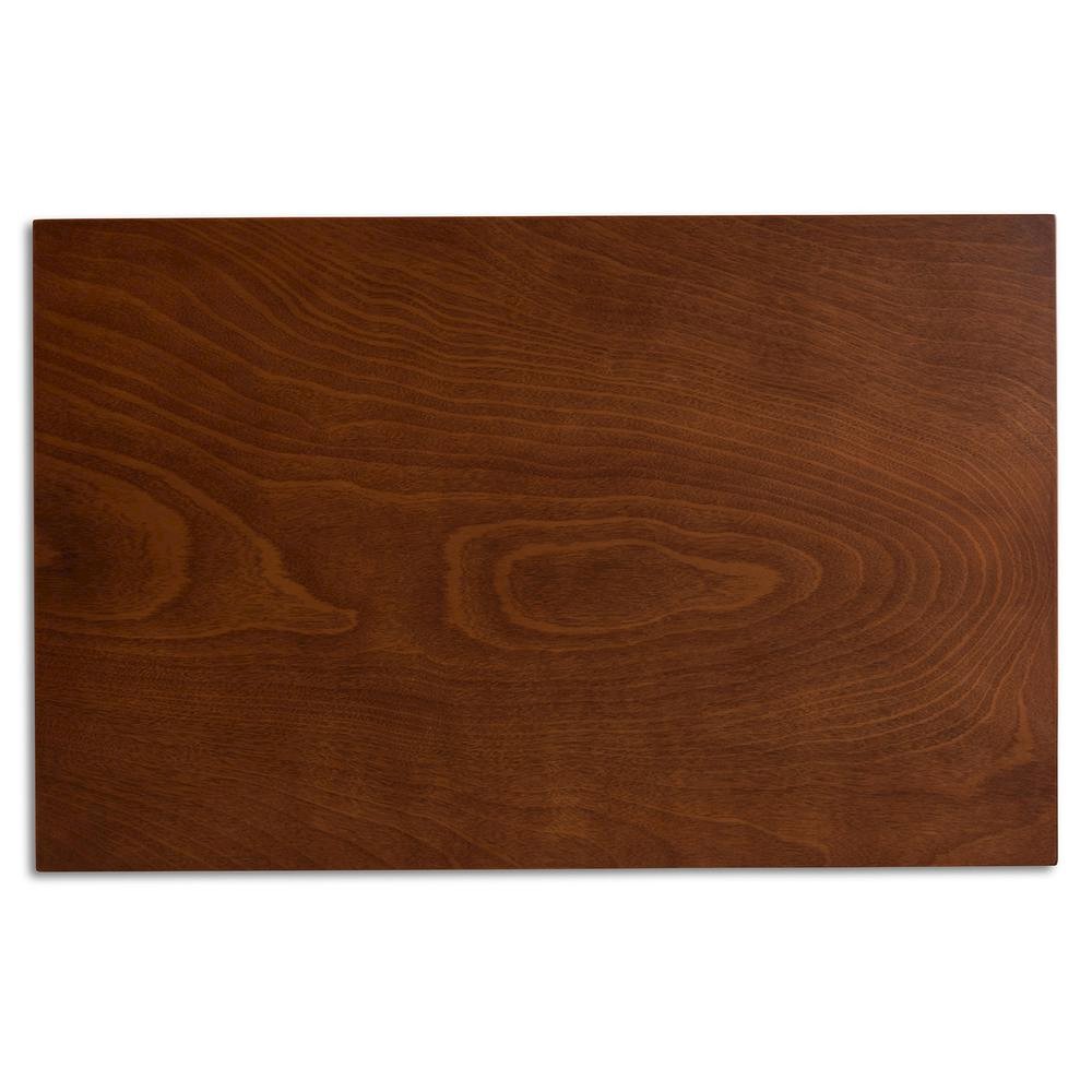 Grey Fabric Upholstered and Walnut Brown Finished Wood 5-Piece Dining Set. Picture 13