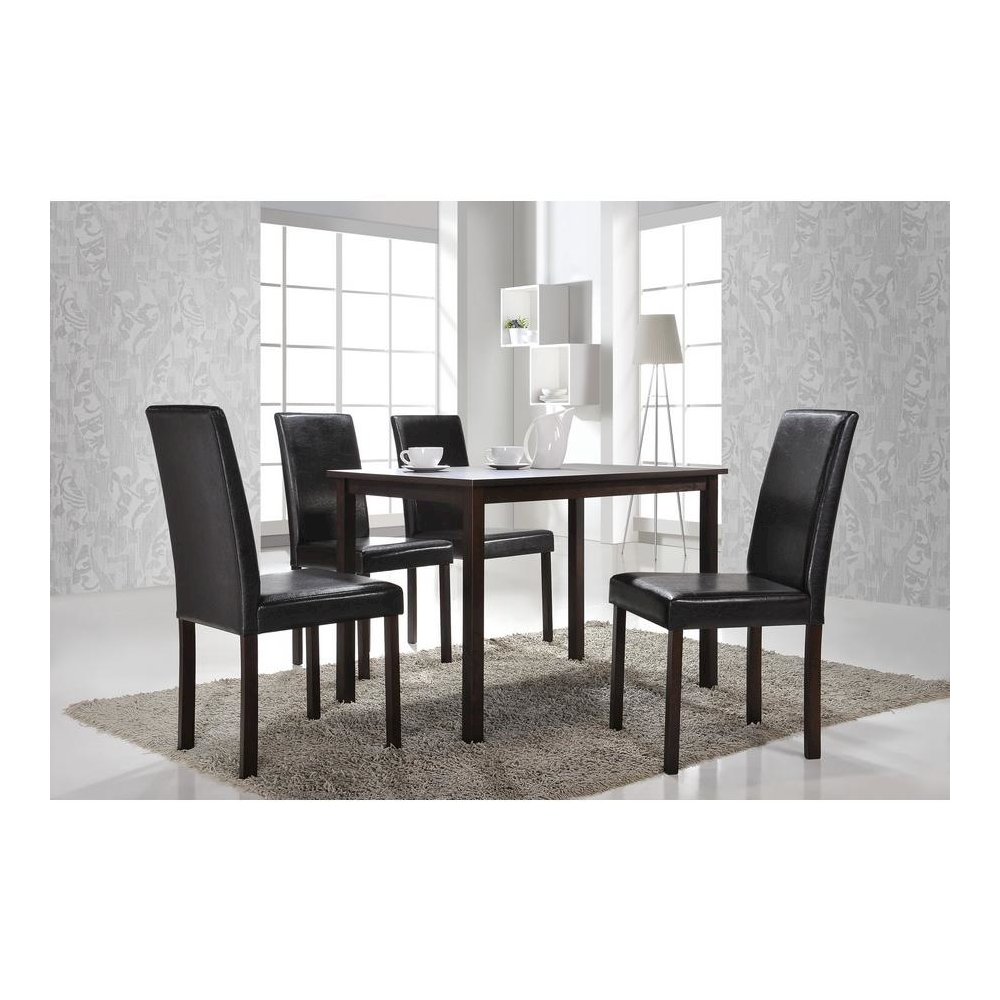Baxton Studio Andrew 5-Piece Modern Dining Set. Picture 1