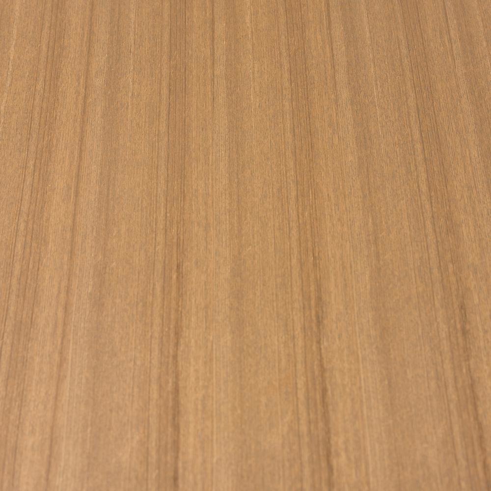 Edna Mid-Century Modern French "Oak" Light Brown Finishing Wood Dining Table. Picture 10