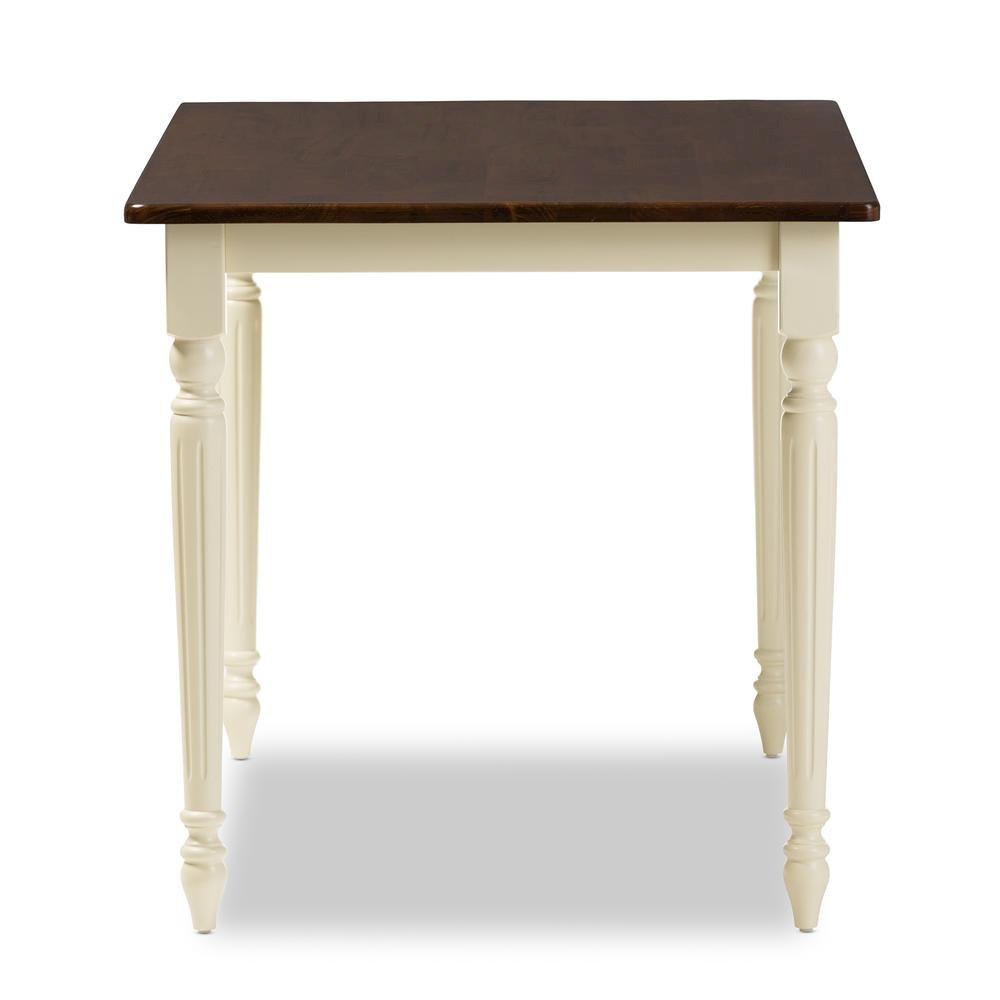 "Cherry" Brown Finishing Wood Dining Table. Picture 11