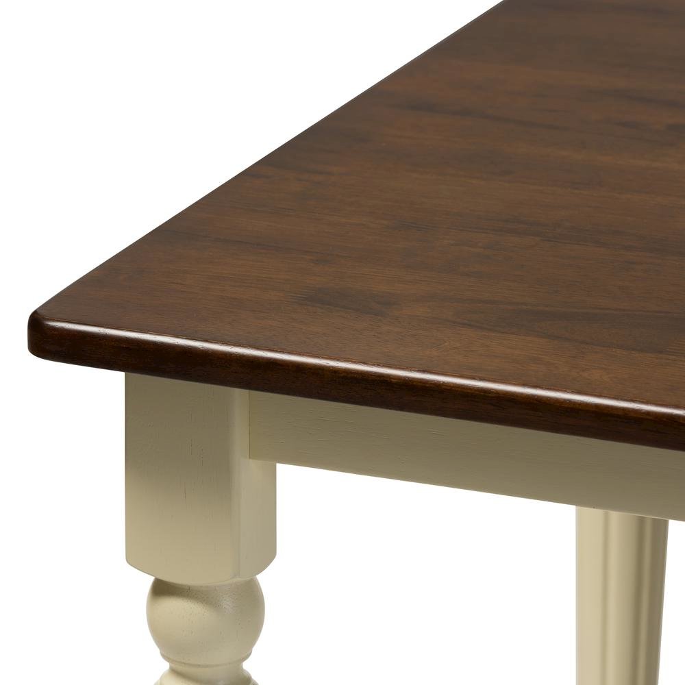 "Cherry" Brown Finishing Wood Dining Table. Picture 13
