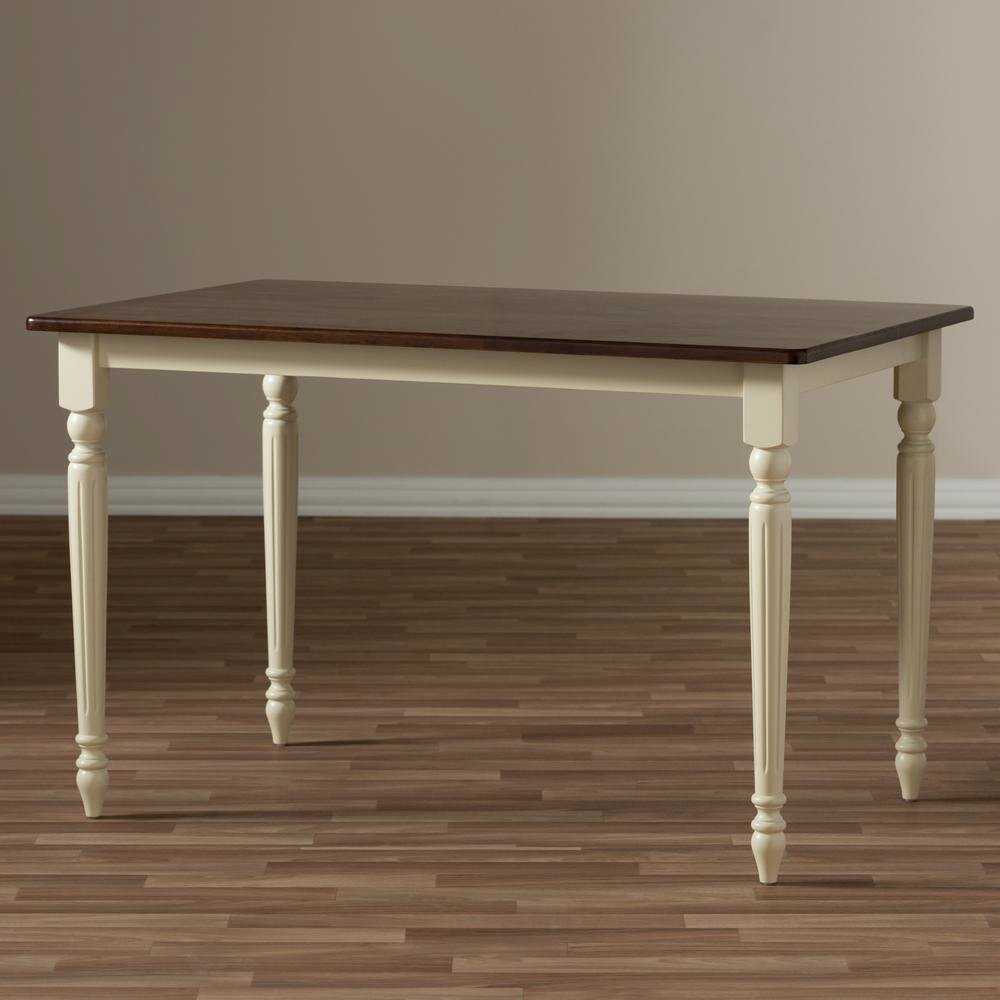 "Cherry" Brown Finishing Wood Dining Table. Picture 16