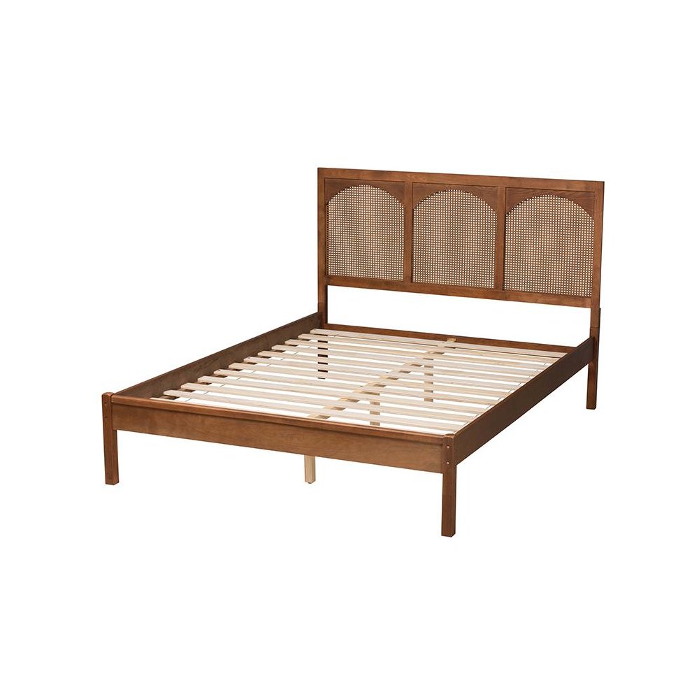 Rattan King Size Platform Bed. Picture 3