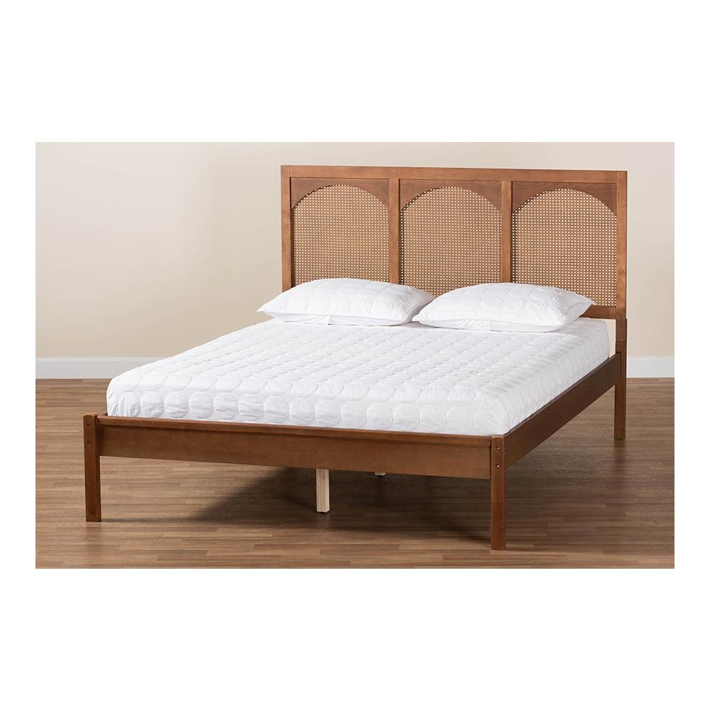 Rattan King Size Platform Bed. Picture 8
