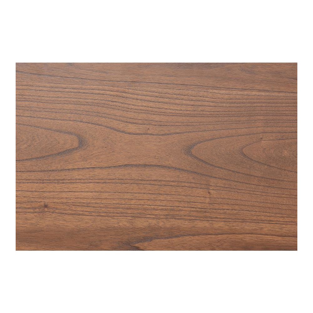 Salvatore Mid-Century Modern Walnut Brown Finished Wood King Size Platform Bed. Picture 6