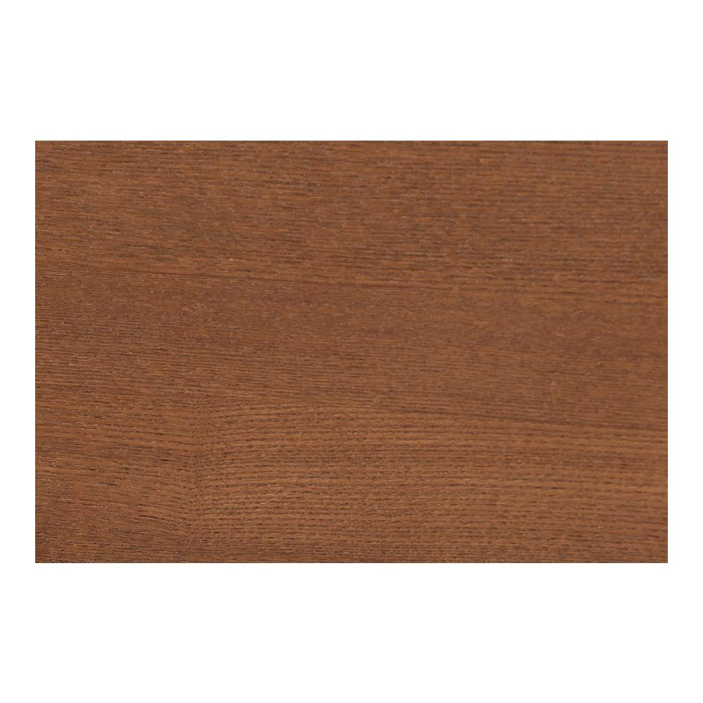 Walnut Brown Wood King Size Platform Bed With Floating Side Table. Picture 7
