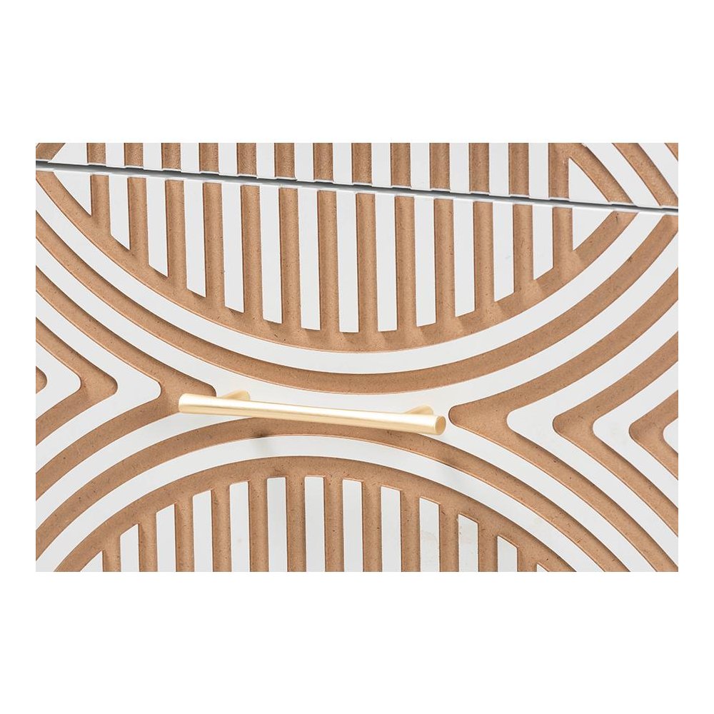 Baxton Studio Louetta Carved Contrasting 3-Piece Bedroom Set. Picture 6