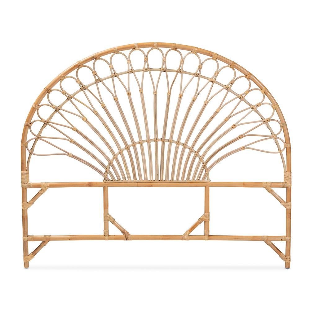 Bohemian Natural Brown Rattan King Size Standalone Headboard. Picture 9