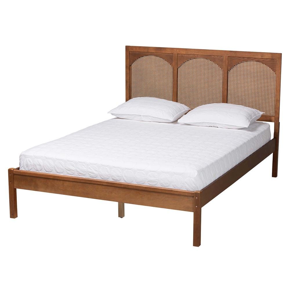 Rattan King Size Platform Bed. Picture 11