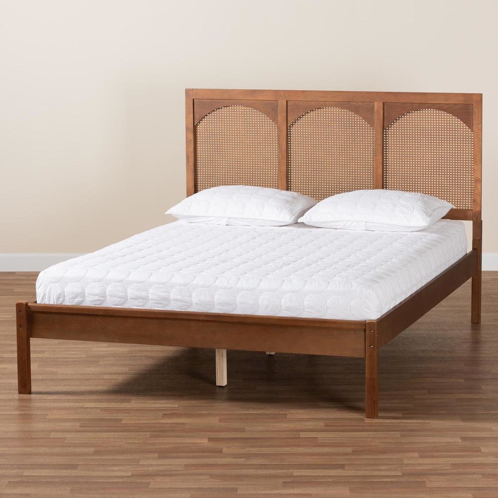 Rattan King Size Platform Bed. Picture 18