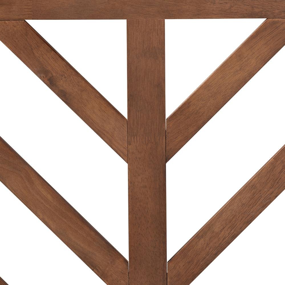 Belisma Modern and Contemporary Ash Walnut Finished Wood King Size Headboard. Picture 13
