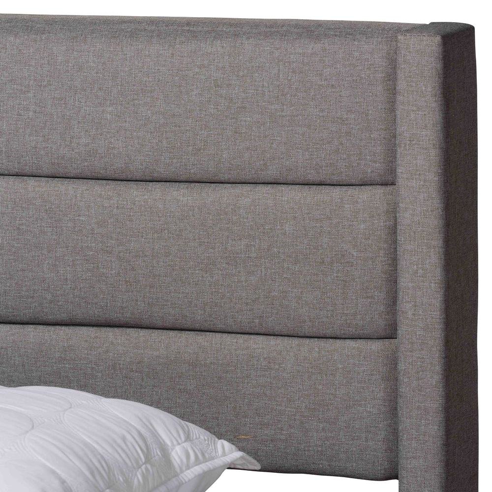 Dark Brown Finished Wood Queen Size 3-Drawer Storage Platform Bed. Picture 15