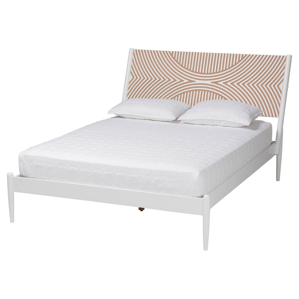 Baxton Studio Louetta Carved Contrasting 3-Piece Bedroom Set. Picture 17