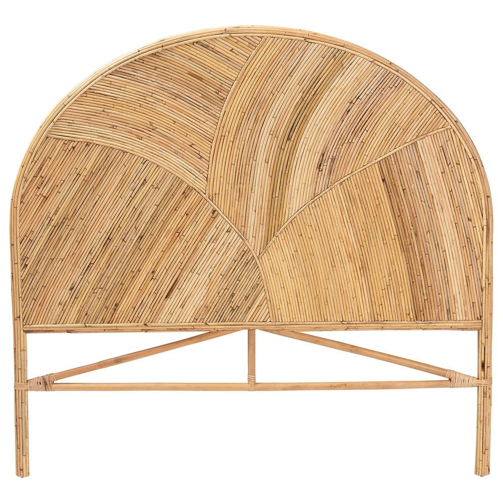 Seana Bohemian Honey Rattan Queen Size Standalone Headboard. Picture 11