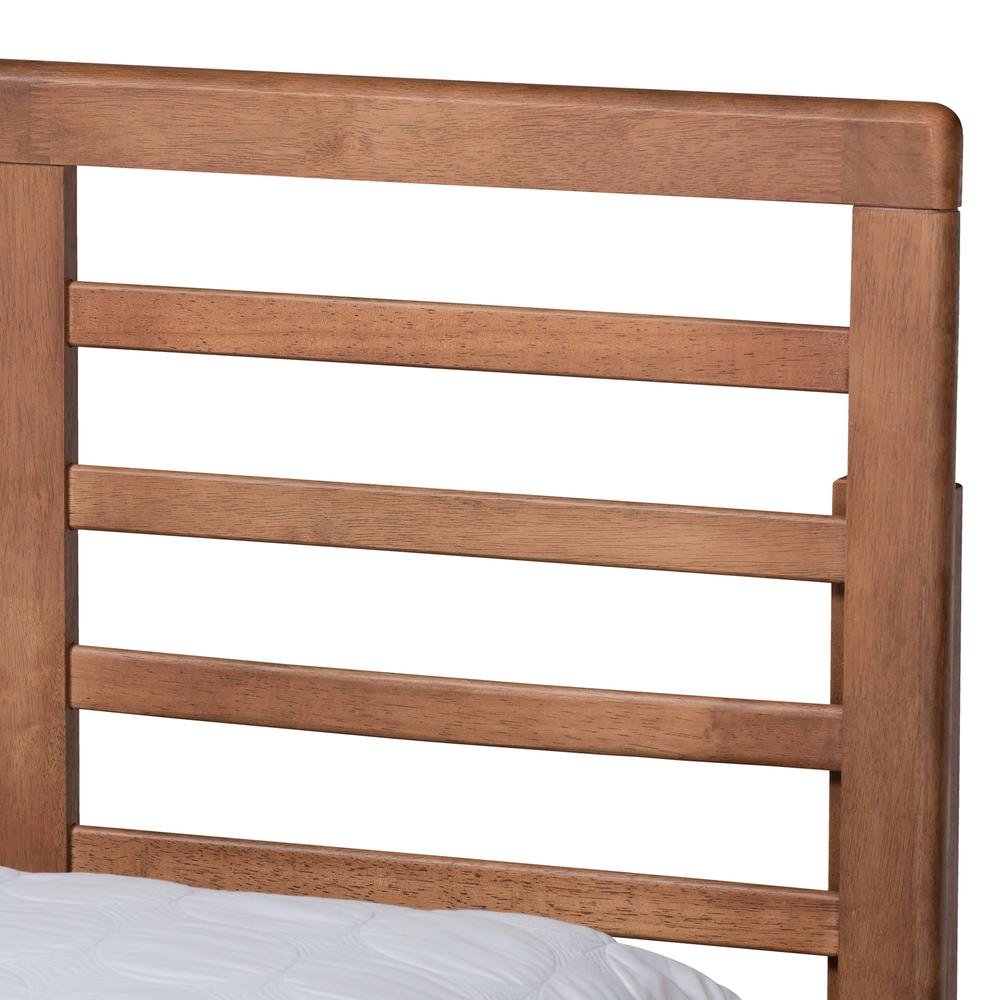 Walnut Brown Finished Wood Queen Size 3-Drawer Platform Storage Bed. Picture 18