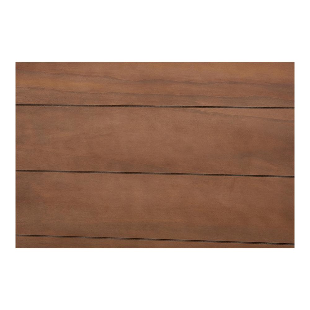 Traditional Walnut Brown Finished Wood King Size Platform Bed. Picture 6
