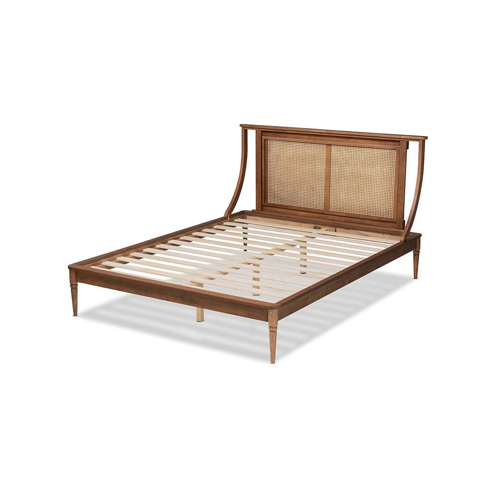 Synthetic Rattan King Size Platform Bed. Picture 3