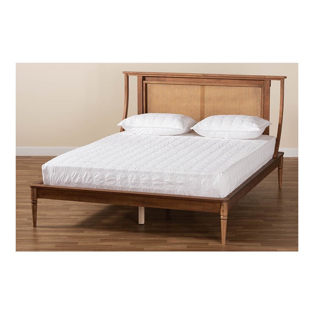 Synthetic Rattan King Size Platform Bed. Picture 8