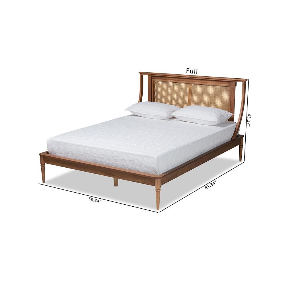 Synthetic Rattan King Size Platform Bed. Picture 9