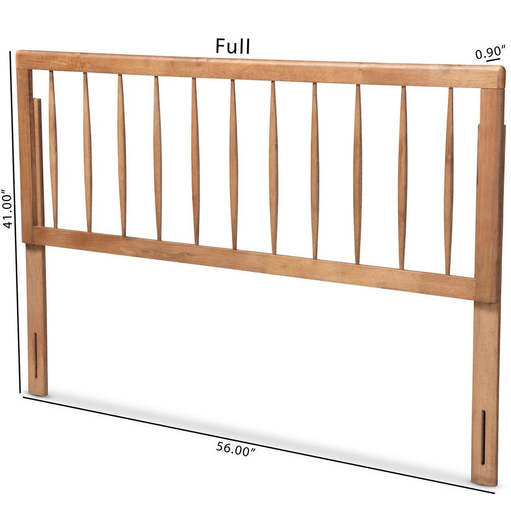 Valin Modern and Contemporary Ash Walnut Finished Wood King Size Headboard. Picture 13