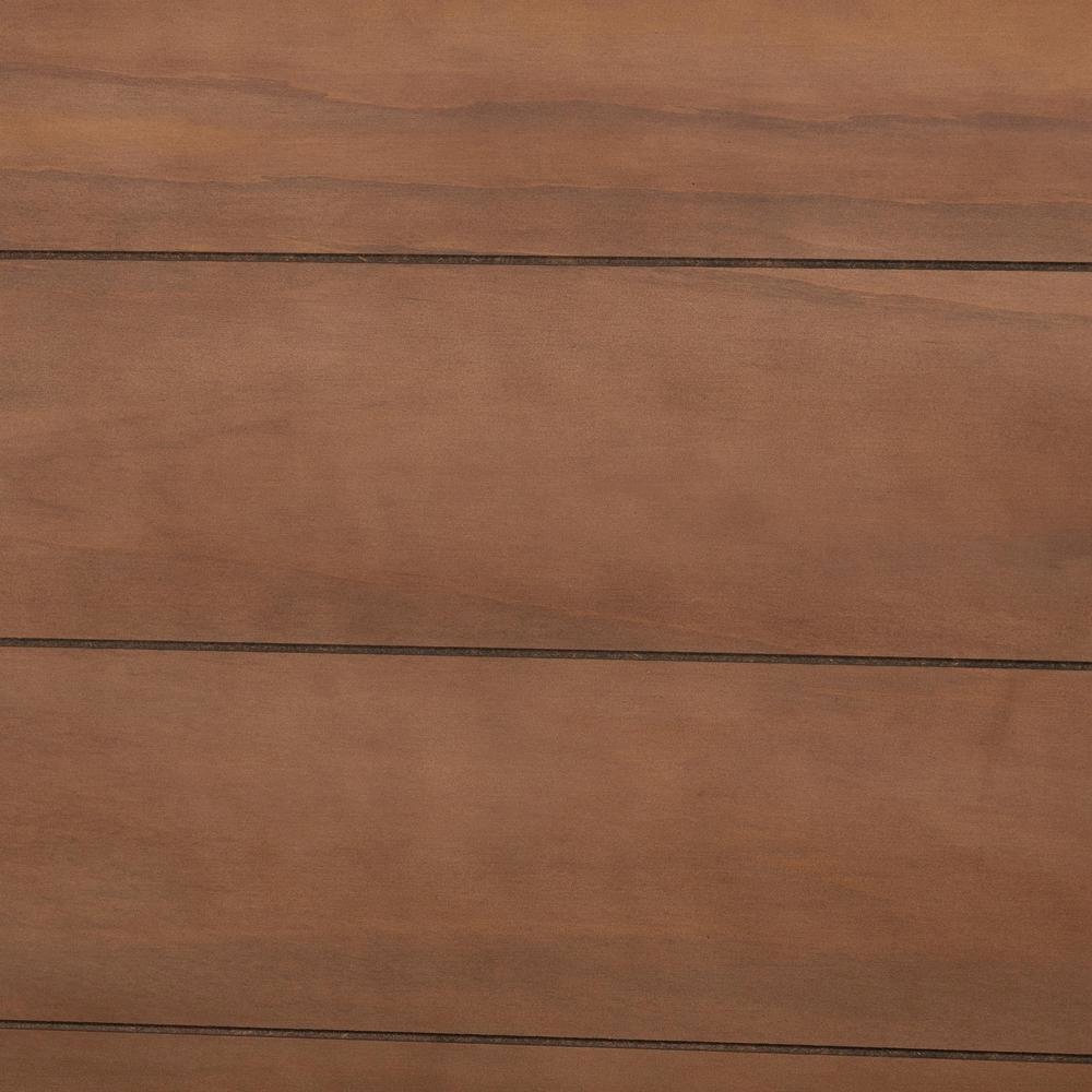 Traditional Walnut Brown Finished Wood King Size Platform Bed. Picture 17