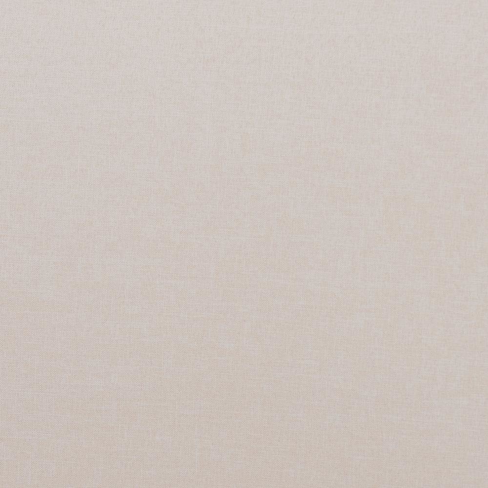 Beige Fabric Upholstered and Walnut Brown Finished Wood King Size Platform Bed. Picture 17