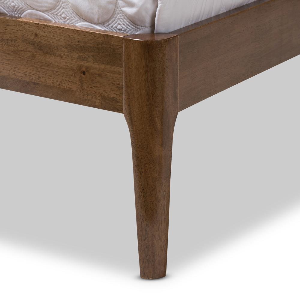Grey Fabric Upholstered Button-Tufted King Size Platform Bed. Picture 13