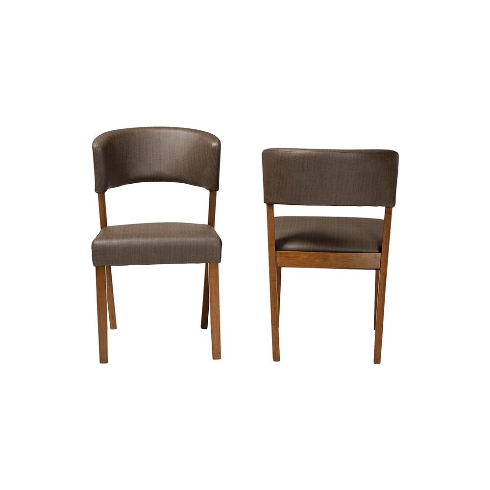 Leather Dining Chairs (Set of 2). Picture 2