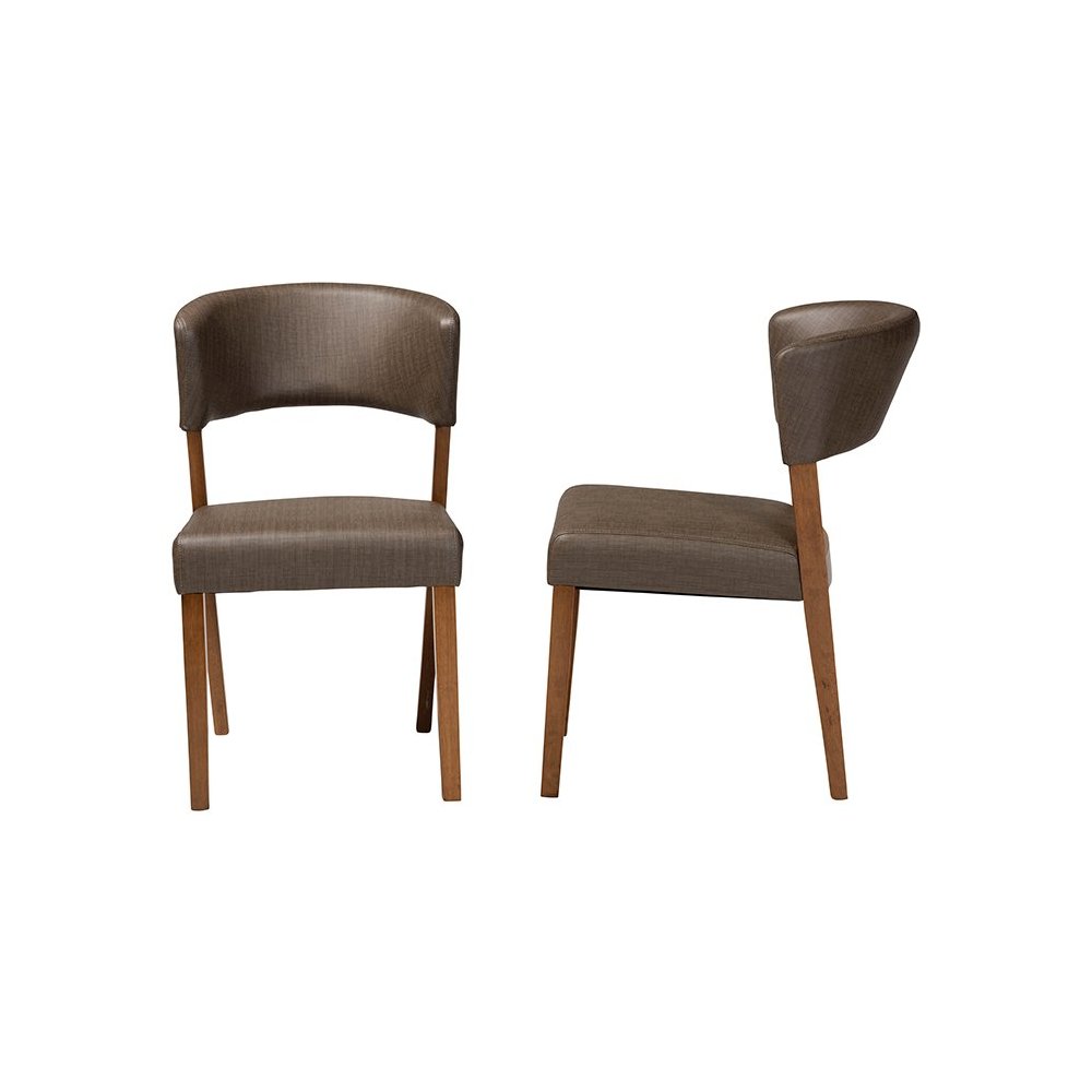 Leather Dining Chairs (Set of 2). Picture 3