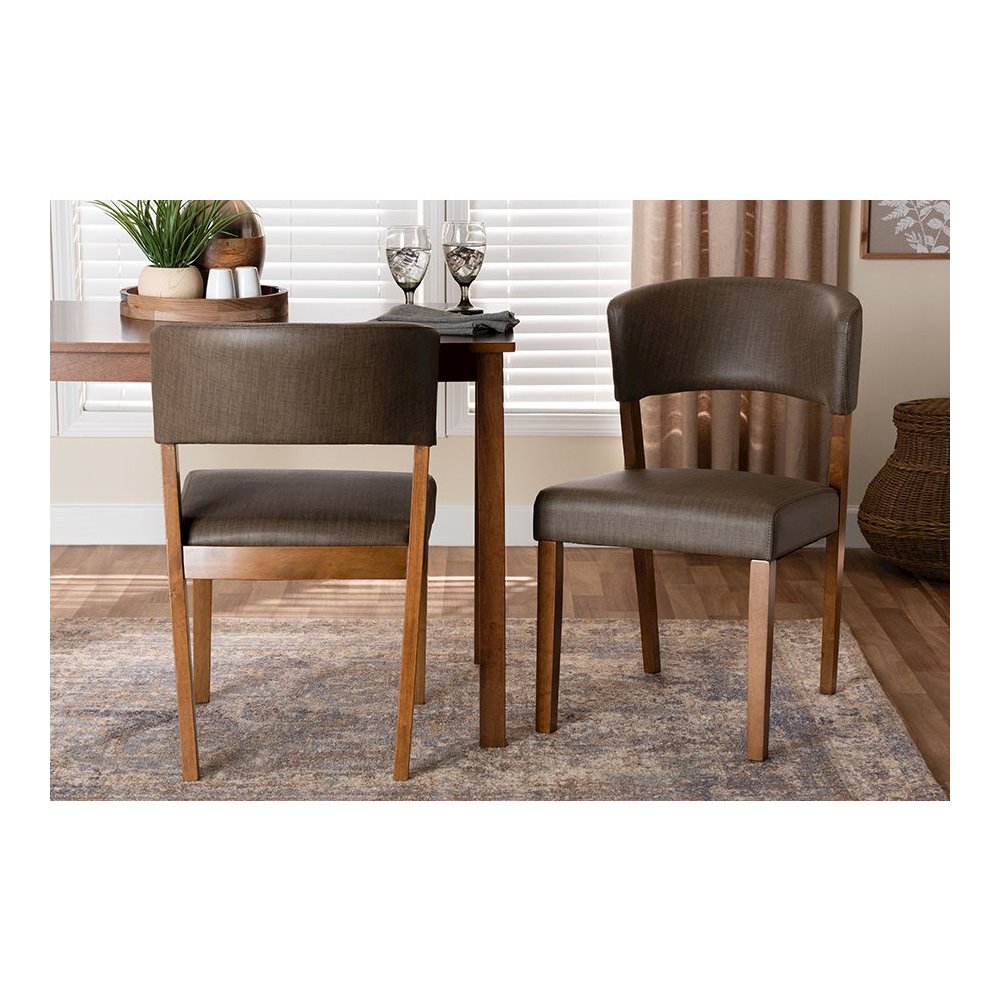 Leather Dining Chairs (Set of 2). Picture 7