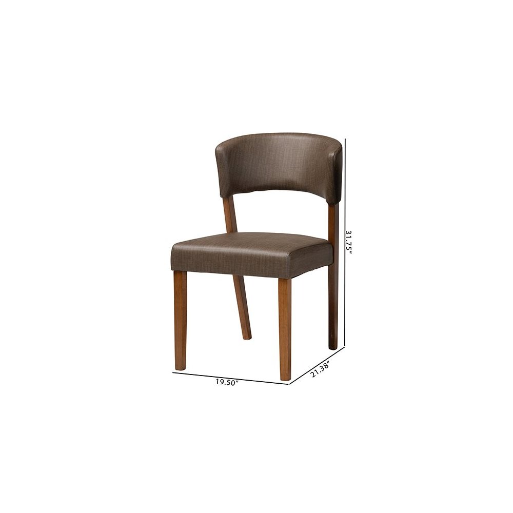 Leather Dining Chairs (Set of 2). Picture 9