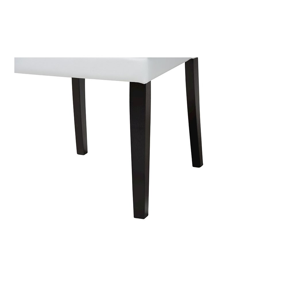 Leather Button-Tufted Nail heads Trim Dining Chair (Set of 2). Picture 5