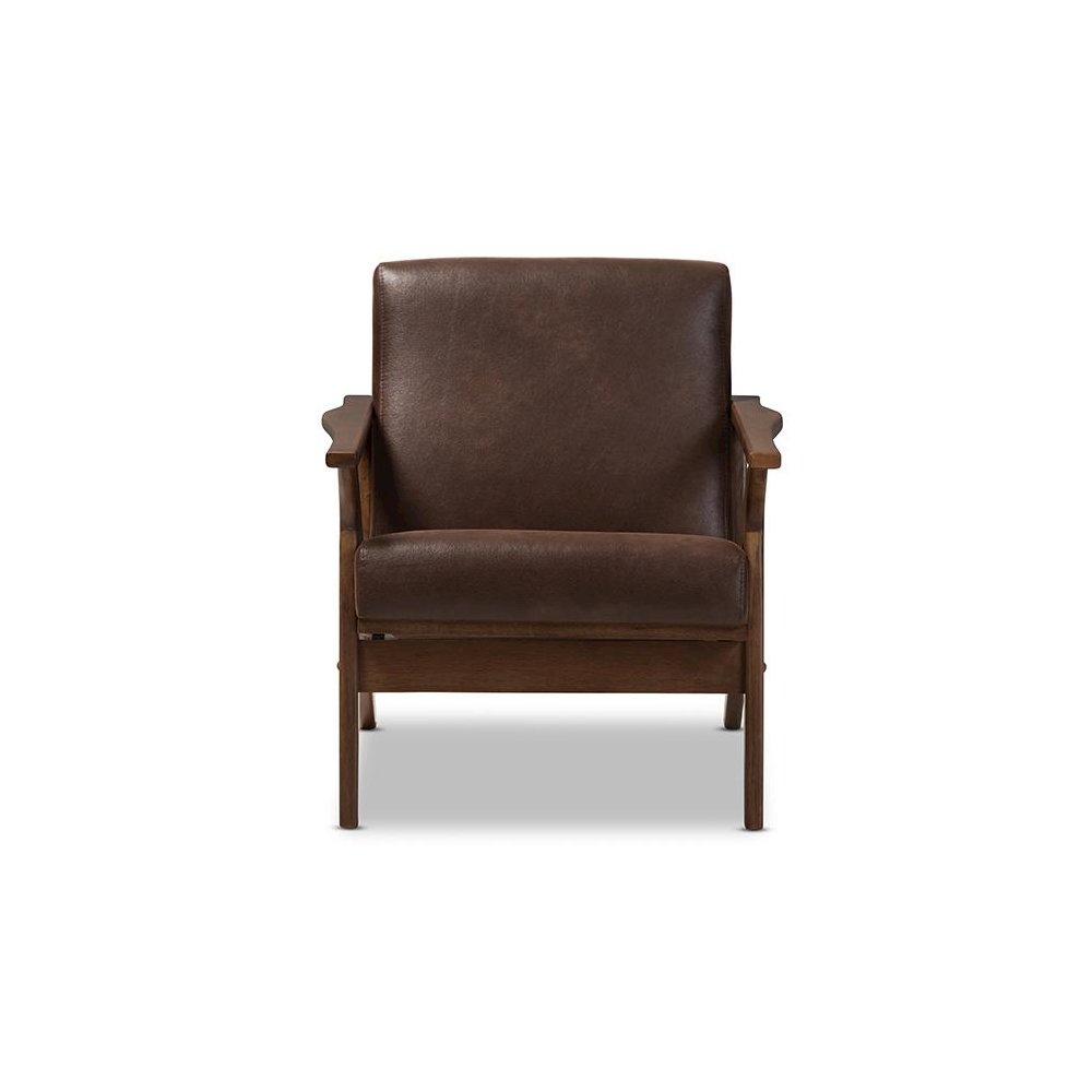 Leather Lounge Chair. Picture 2