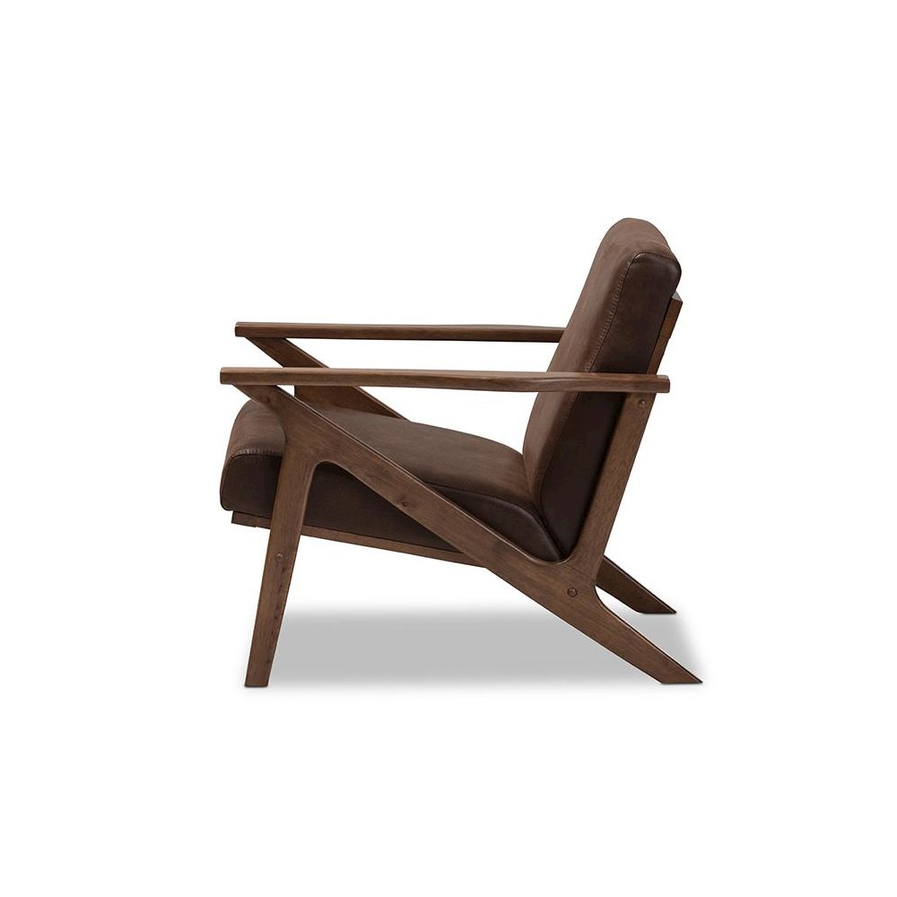 Leather Lounge Chair. Picture 3