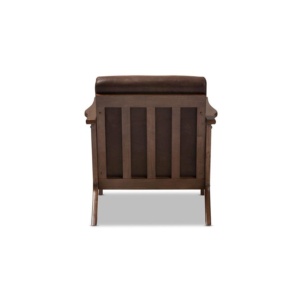 Leather Lounge Chair. Picture 4