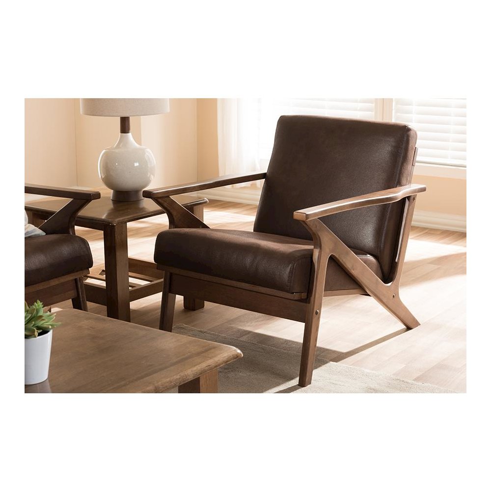 Leather Lounge Chair. Picture 7