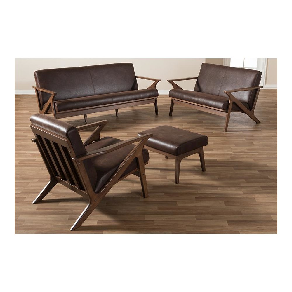 Leather Livingroom Sofa Set. Picture 5