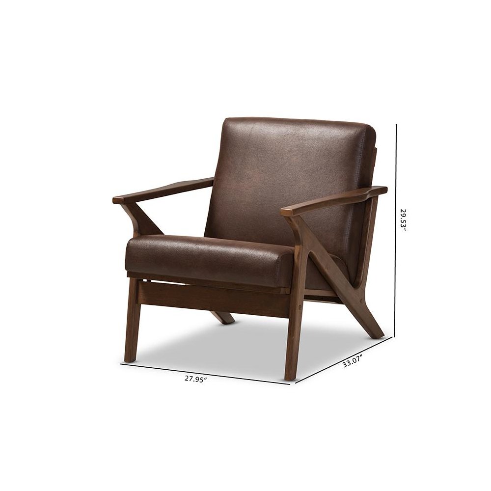 Leather Lounge Chair. Picture 9