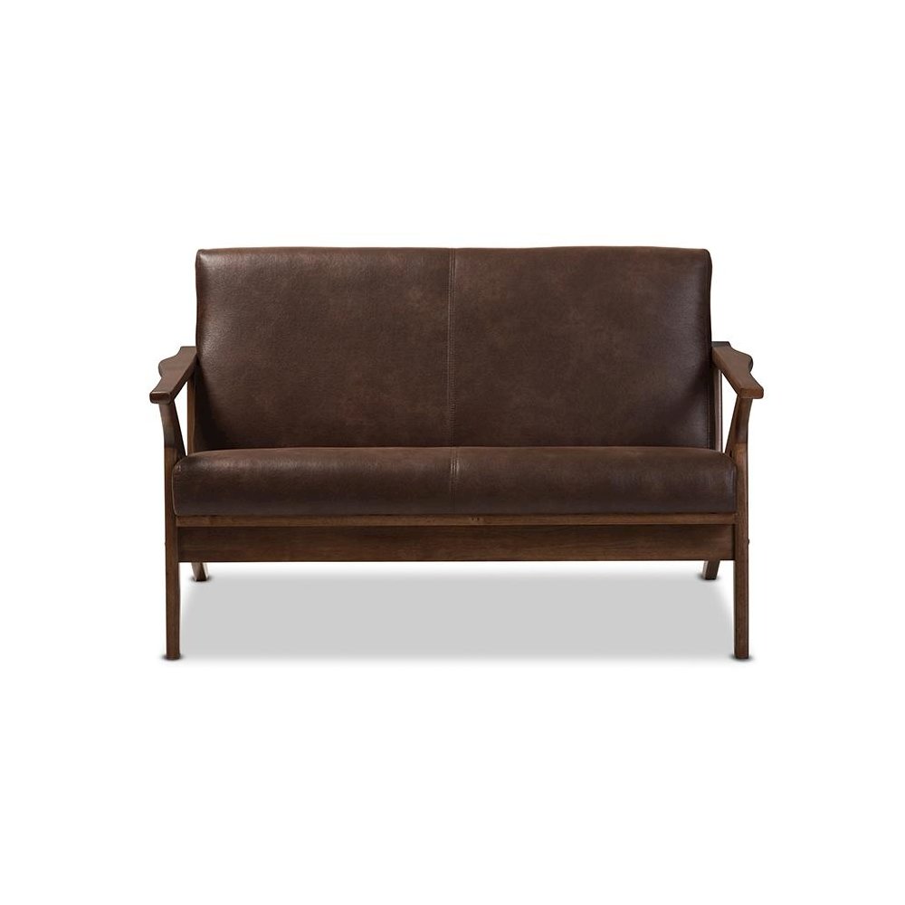 Leather 2-Seater Loveseat. Picture 2