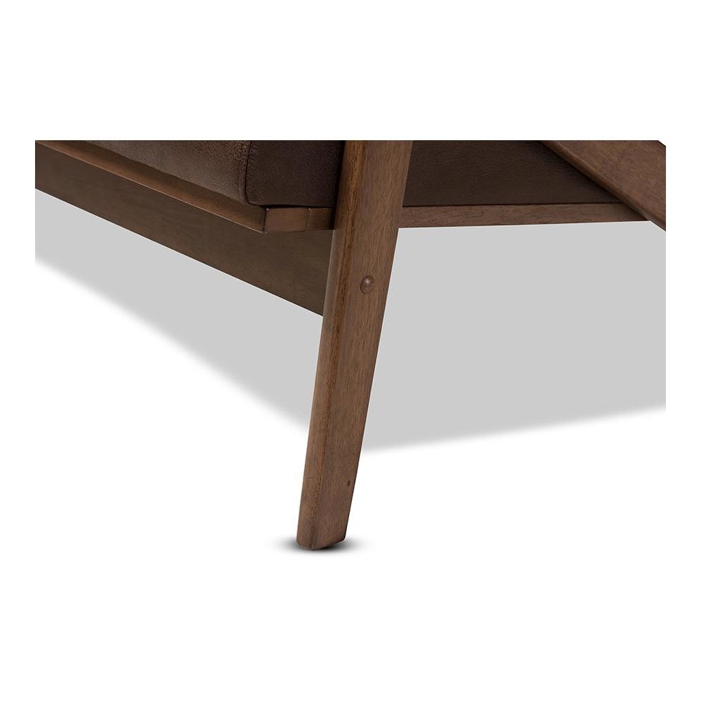 Leather 2-Seater Loveseat. Picture 5