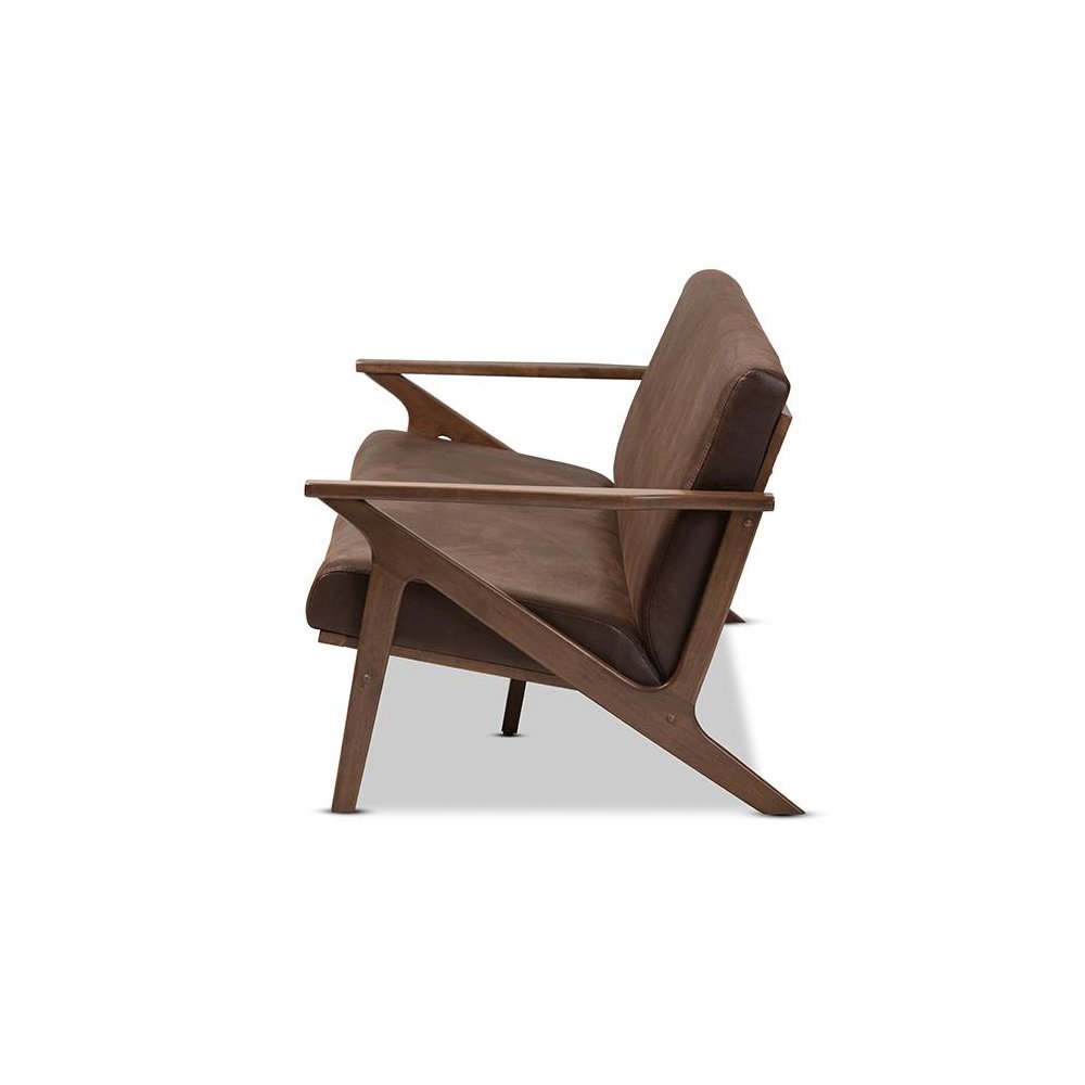 Leather 3-Seater Sofa. Picture 4