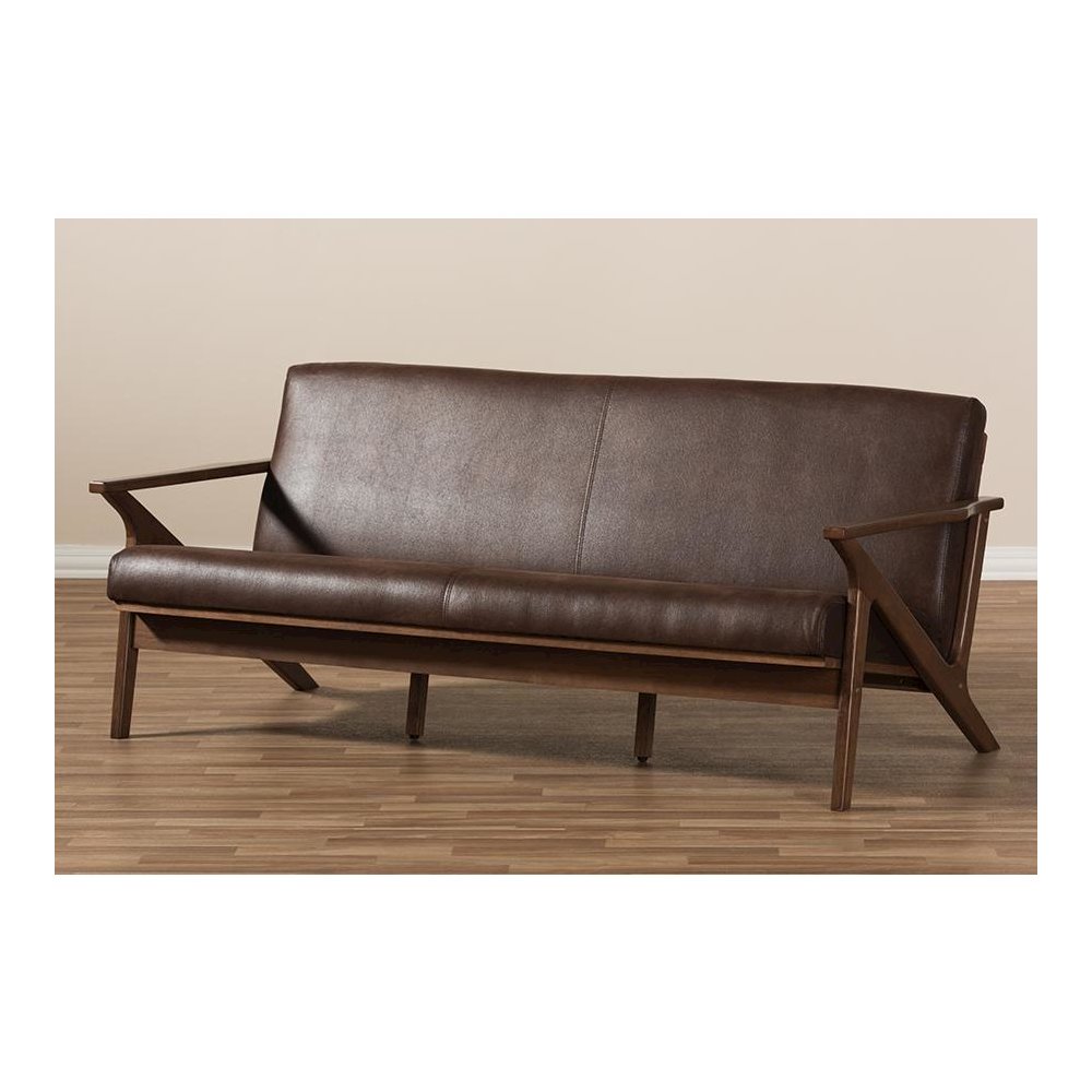 Leather 3-Seater Sofa. Picture 7