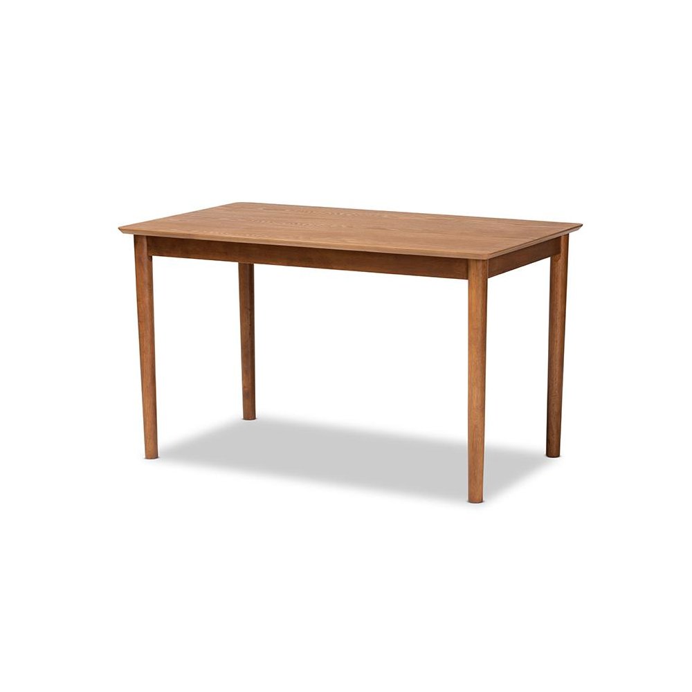 Walnut Brown Finished Wood 5-Piece Dining Set. Picture 3
