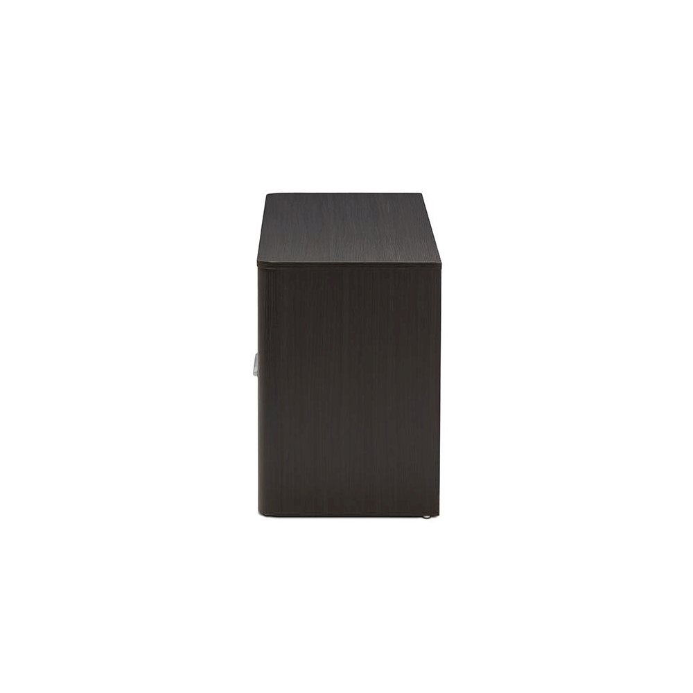 Espresso Brown Finished Wood 2-Drawer TV Stand. Picture 4