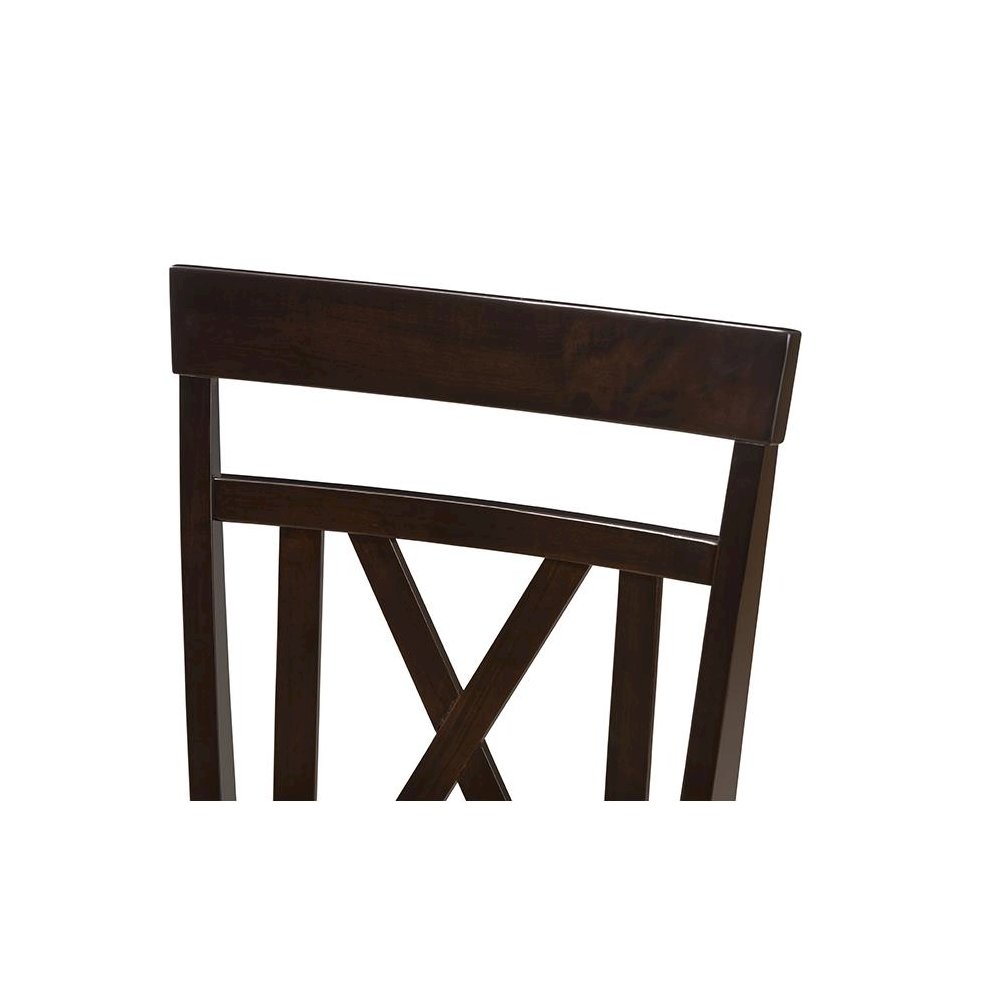 Leather Upholstered Dining Chair (Set of 2). Picture 4