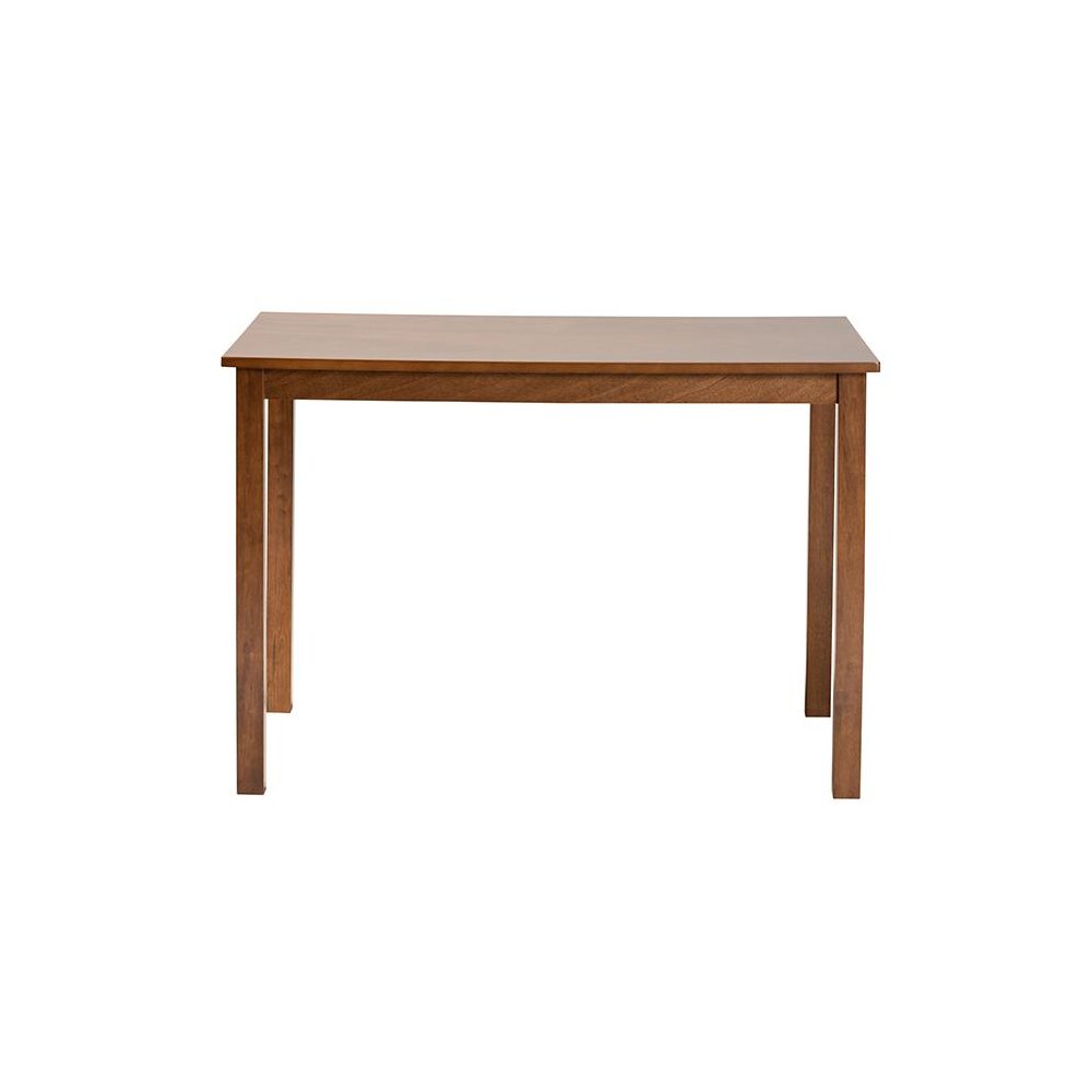 Baxton Studio Eveline Modern Walnut Brown Finished Wood 43-Inch Dining Table. Picture 2